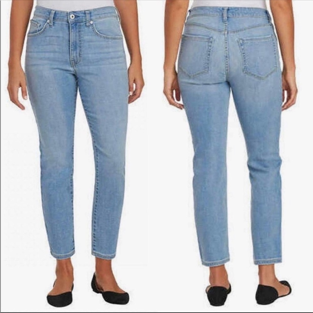 Ella Moss High Waist/Slim Straight Ankle Jean